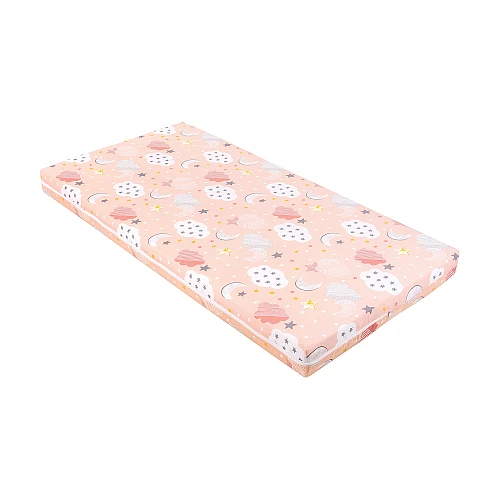 Бебешки матрак Fantasia Plus 60x120x8см Clouds Peach от KikkaBoo