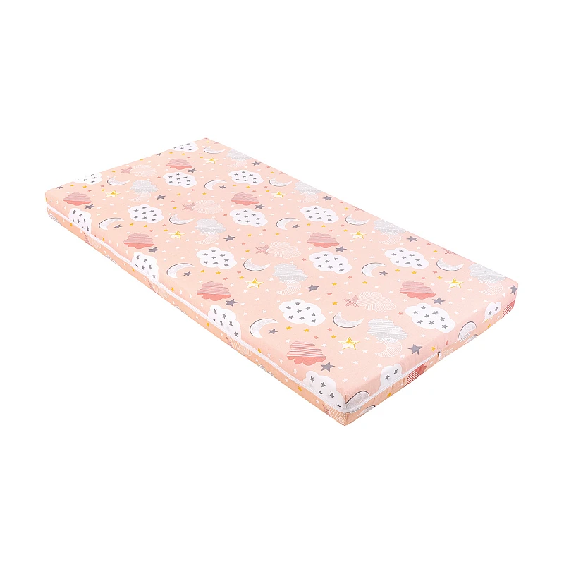 Бебешки матрак Fantasia Plus 60x120x8см Clouds Peach от KikkaBoo
