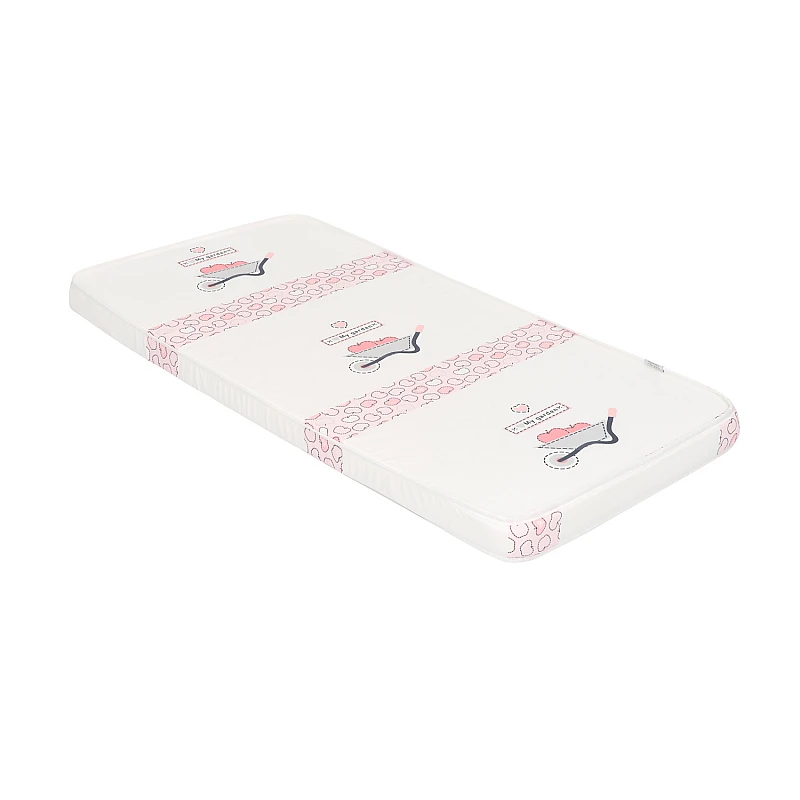 Бебешки матрак Fantasia Plus 60x120x6см Pink Bunny от KikkaBoo