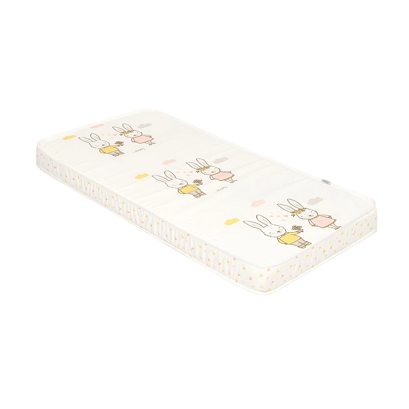 Бебешки матрак Fantasia Plus 60x120x6см Rabbits in Love от KikkaBoo