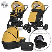 Бебешка количка 3 в 1 Rimini Premium Lemon Curry от Lorelli