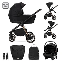 Бебешка количка 3 в 1 Bianca Black от Lorelli