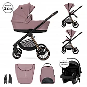 Бебешка количка 3 в 1 Bianca Pink от Lorelli
