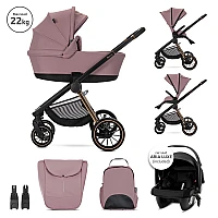 Бебешка количка 3 в 1 Bianca Pink от Lorelli
