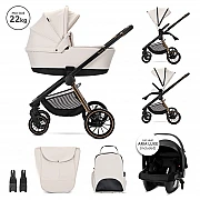 Бебешка количка 3 в 1 Bianca Beige Latte от Lorelli
