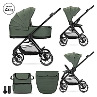 Бебешка количка 2 в 1 Venice Green от Lorelli