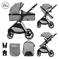 Бебешка количка 3 в 1 Aspen Grey от Lorelli