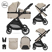 Бебешка количка 3 в 1 Aspen Cappuccino от Lorelli