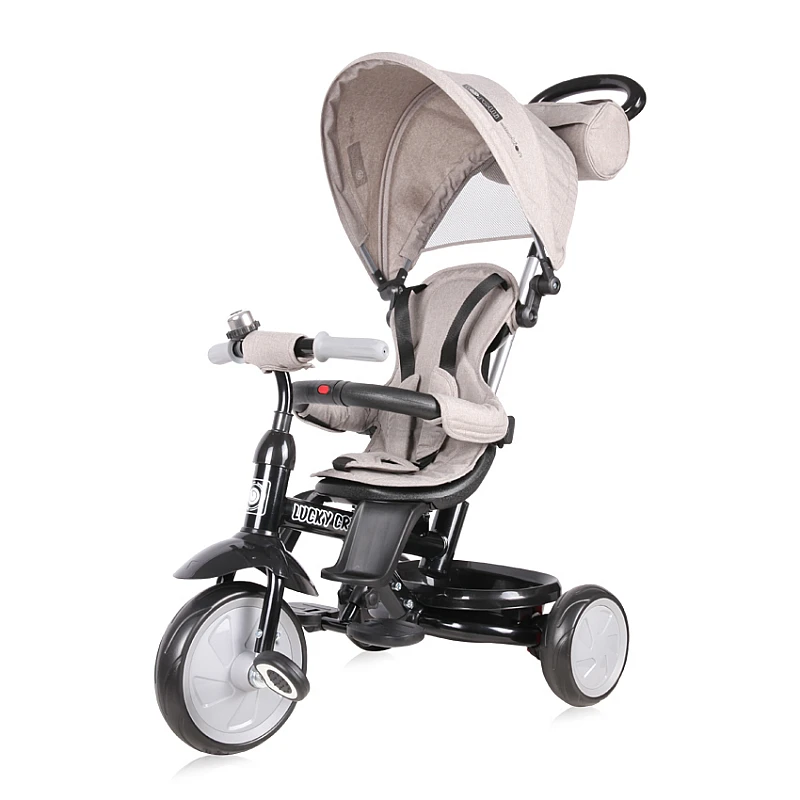 Детска триколка Lucky Crew Black&grey от Lorelli