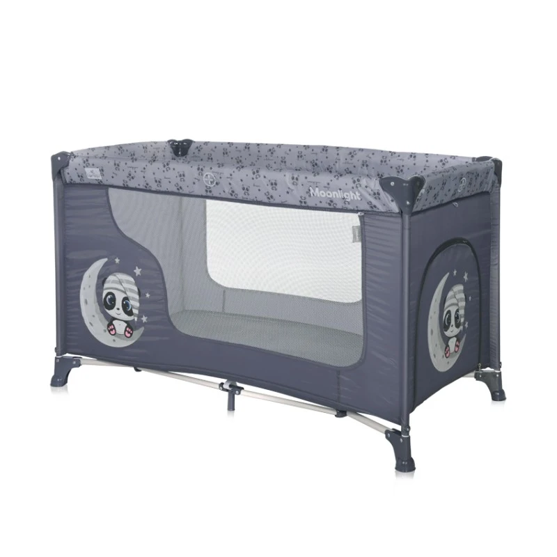 Бебешка кошара Moonlight Cool Grey Pandas от Lorelli