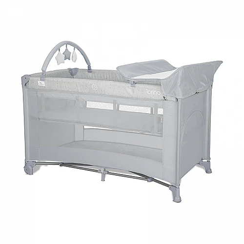 Бебешка кошара Torino Plus Grey от Lorelli Бебешка кошара Torino Plus Grey от Lorelli