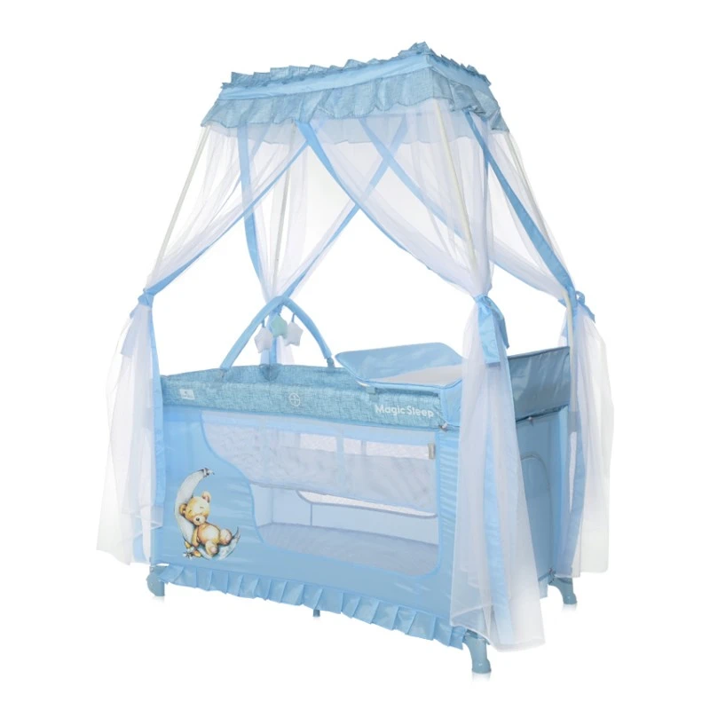 Бебешка кошара Magic Sleep Blue Moon Sleeping Bear от Lorelli