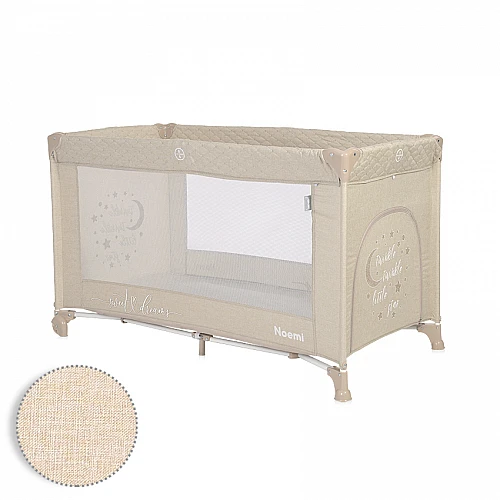 Бебешка кошара Noemi Fog Beige Star от Lorelli