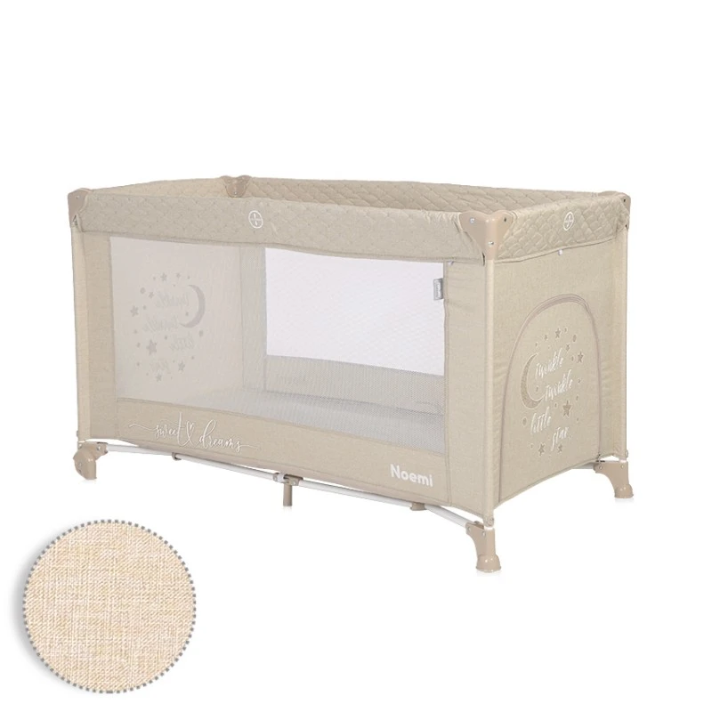 Бебешка кошара Noemi Fog Beige Star от Lorelli