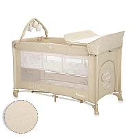 Бебешка кошара Noemi Plus Fog Beige Star от Lorelli