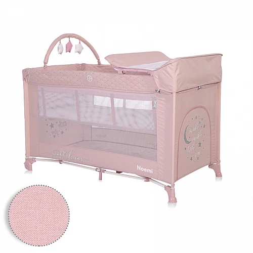 Бебешка кошара Noemi Plus Mellow Rose Star от Lorelli