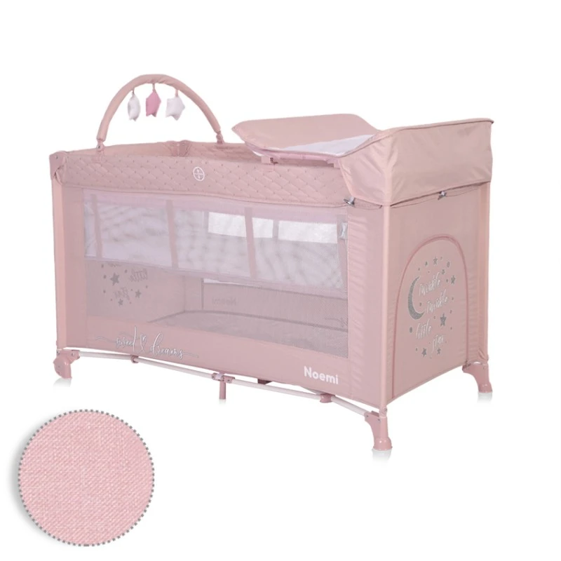 Бебешка кошара Noemi Plus Mellow Rose Star от Lorelli