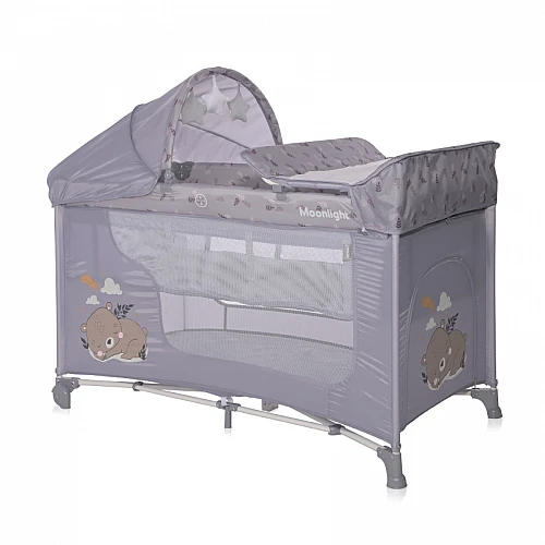 Бебешка кошара Moonlight Plus Grey Dream от Lorelli Бебешка кошара Moonlight Plus Grey Dream от Lorelli