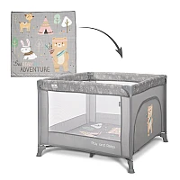 Бебешка кошара Play N Relax Grey Adventure от Lorelli