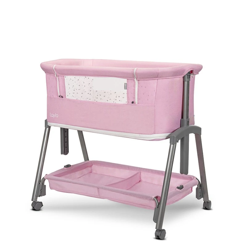 Бебешка кошара Мини Layla Pink от Lorelli