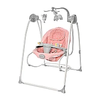 Бебешка електрическа люлка Tango Peach Beige Stars от Lorelli