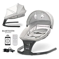 Бебешки шезлонг Siena Light Grey от Lorelli