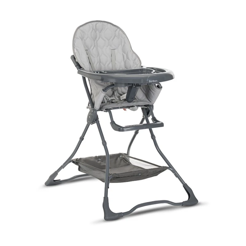 Стол за хранене Bonbon Grey Leather от Lorelli