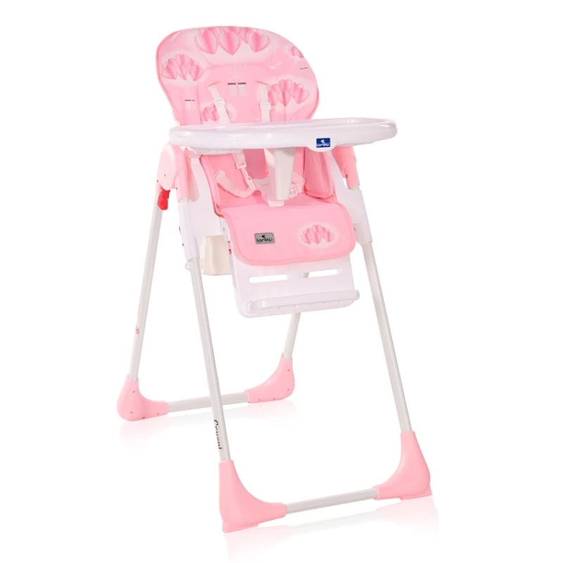 Стол за хранене Cryspi Pink Hearts от Lorelli