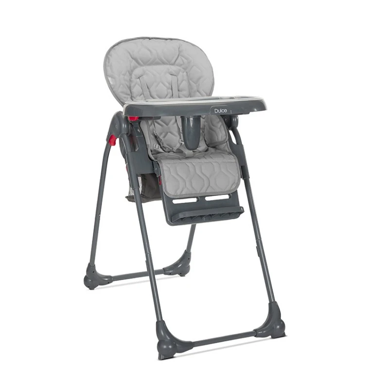 Стол за хранене Dulce Grey Leather от Lorelli