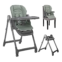Стол за хранене Chef Green Leather от Lorelli