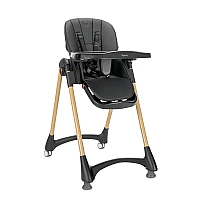 Стол за хранене Remo Black Wooden Effect от Lorelli