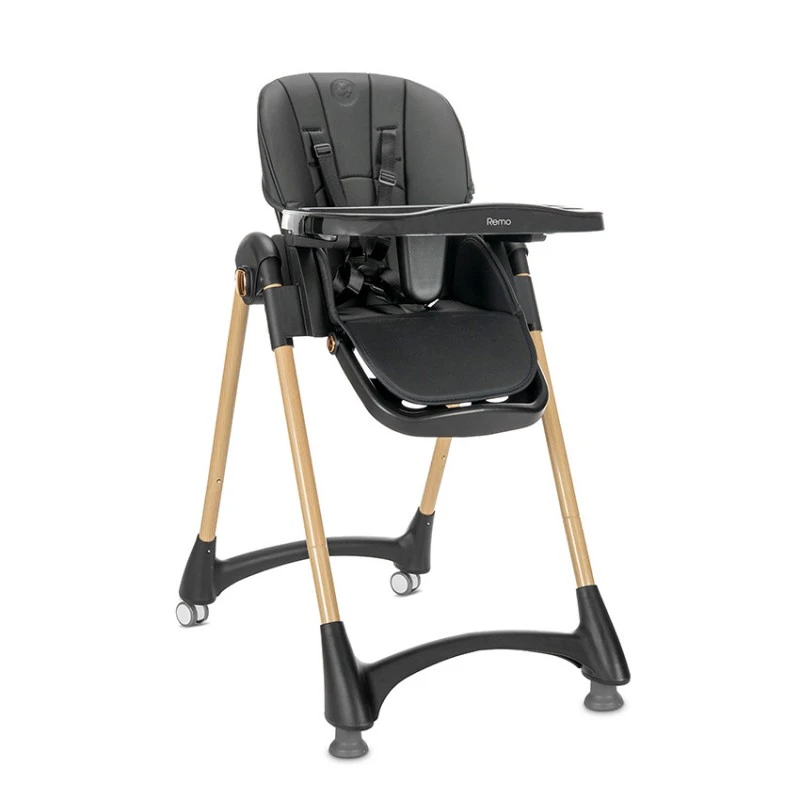 Стол за хранене Remo Black Wooden Effect от Lorelli