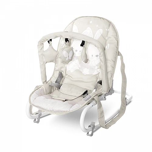 Бебешки шезлонг Eliza Beige Bunnies от Lorelli