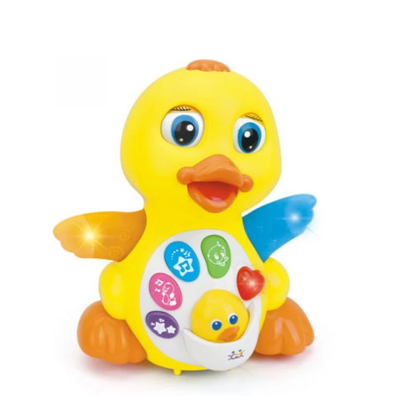 Музикална детска играчка Жълтото Пате 808 от Moni Toys