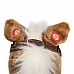 Плюшена играчка за яздене Кон Chipper Кафе Колелца от Moni Toys Плюшена играчка за яздене Кон Chipper Кафе Колелца от Moni Toys