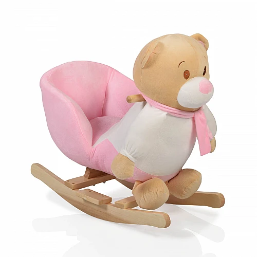 Плюшена играчка за яздене Bear Розова от Moni Toys Плюшена играчка за яздене Bear Розова от Moni Toys