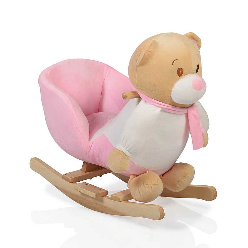 Плюшена играчка за яздене Bear Розова от Moni Toys