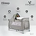 Бебешка кошара за спане и игра Isleep Сив от Cangaroo Бебешка кошара за спане и игра Isleep Сив от Cangaroo