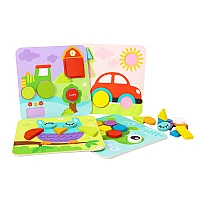 Дървен пъзел 4в1 Tl396 от Tooky Toy