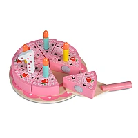 Дървена ролева играчка Торта Happy Birthday 4223n от Moni Toys