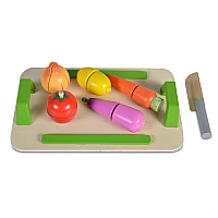 Дървена ролева играчка Дъска за Рязане Зеленчуци от Moni Toys