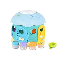 Детски конструктор и сортер Fantastic Mushroom House Син Qx-91171e от Moni Toys