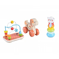 Дървена образователна играчка Сет с Играчки от Moni Toys