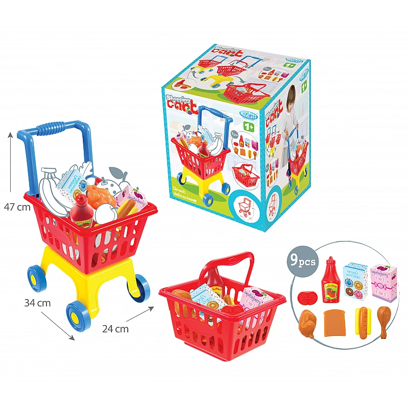 Детска ролева играчка За Пазаруване с Кошница от Mochtoys