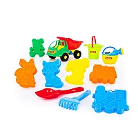 Детска играчка за пясък Плажен Комплект с Камион 11 Ел от Polesie Toys