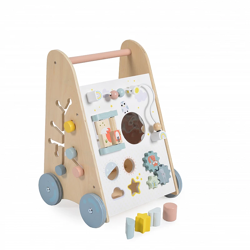 Детска играчка за прохождане Дървена за Прохождане от Moni Toys