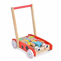 Детска играчка за прохождане Дървена за Прохождане Калинка от Moni Toys