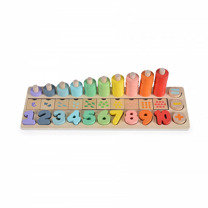 Дървена образователна играчка Комплект за Броене от Moni Toys