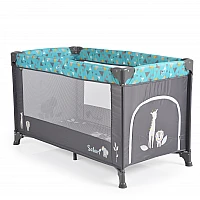 Бебешка кошара за спане и игра Safari Тюркоаз от Moni