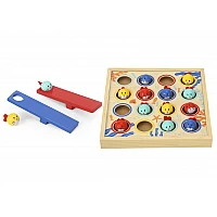 Дървена образователна играчка Игра Риболов Tf980 19 Части от Tooky Toy